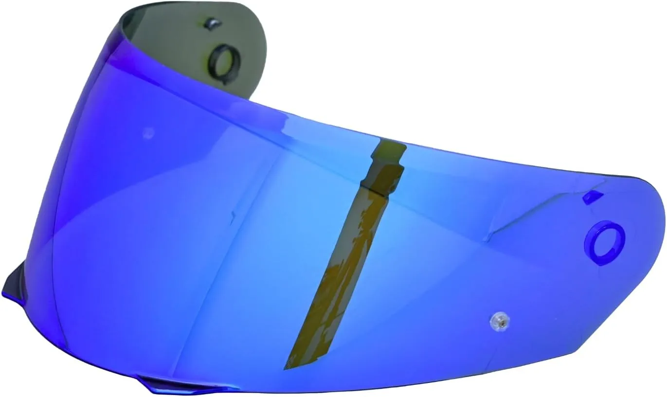 Compatible With HJC i90 Helmet Visor Replacement HJ 33 Shield Tinted Visor Helmet Accessories (Revo Deep Blue)