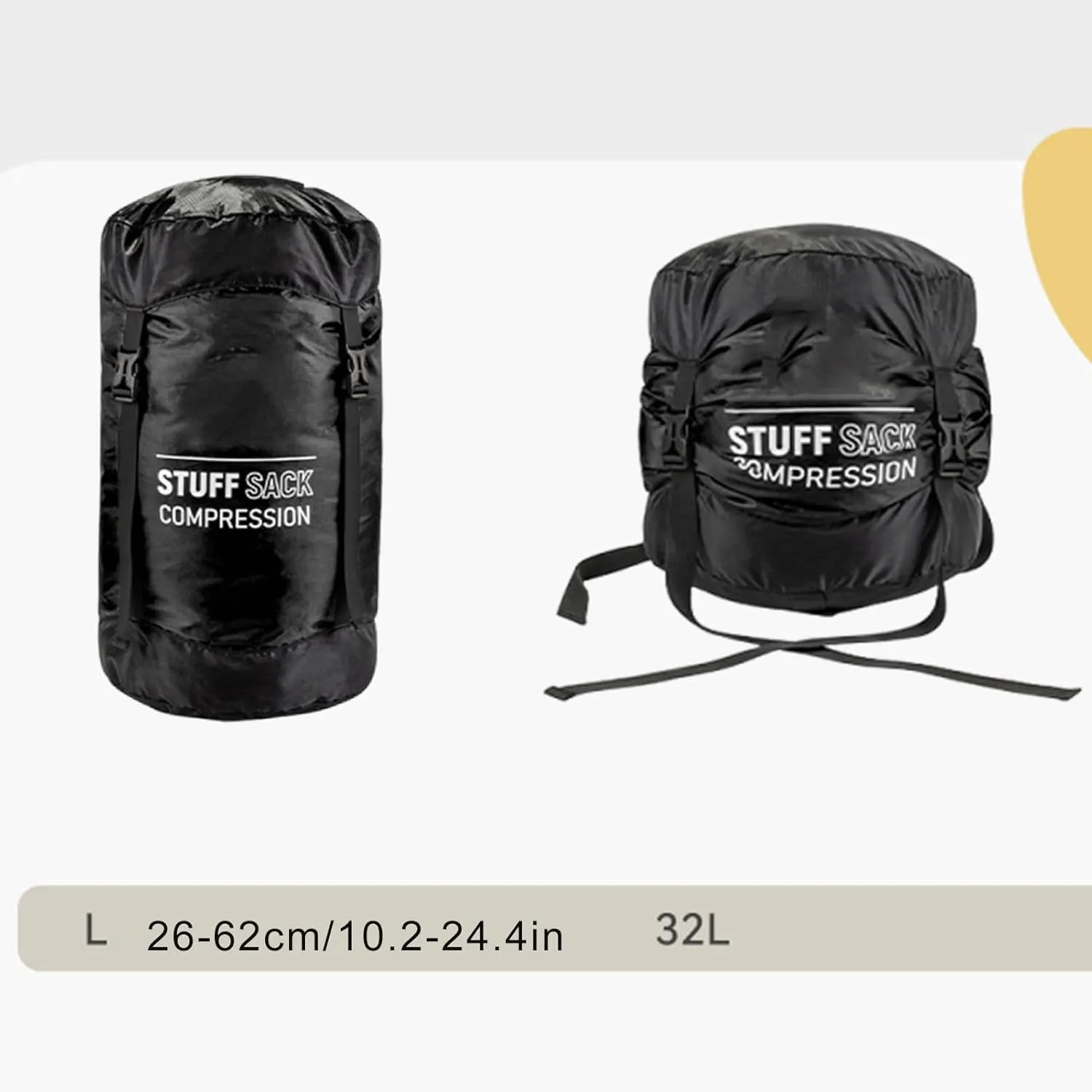Compression Sack for Sleeping Bag - Quick-Dry Sleeping Bag Storage Sack | Lightweight Multifunctional Outdoor Gear Reusable Hiking Supplies for Adventures Travel Hiking Camping