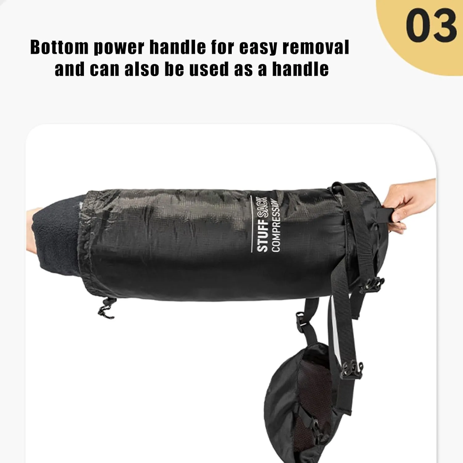 Compression Sack for Sleeping Bag - Quick-Dry Sleeping Bag Storage Sack | Lightweight Multifunctional Outdoor Gear Reusable Hiking Supplies for Adventures Travel Hiking Camping