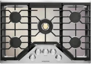 CookTop Protector for General Electric GE Monogram Gas CookTop, Custom Fit Ultra Thin Reusable Burner Splatter Spill Guard Protective Cover Liner in Silver - ZGU36RSLSS