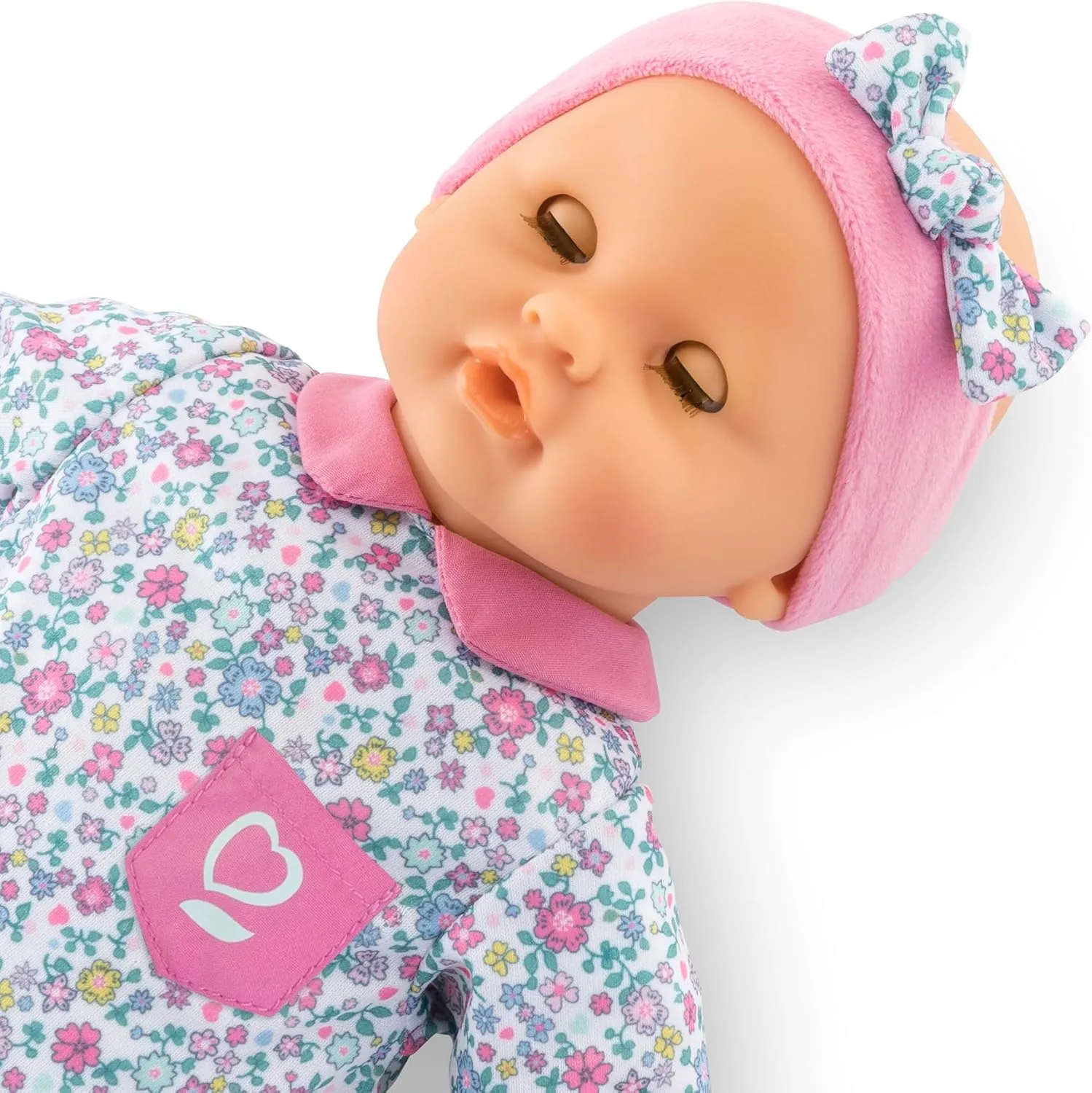 Corolle Bébé Calin Capucine Baby Doll - 12" Soft-Body with Sleeping Eyes That Open and Close, Vanilla-Scented - Mon Premier Poupon Collection for Kids Ages 18 Months and up