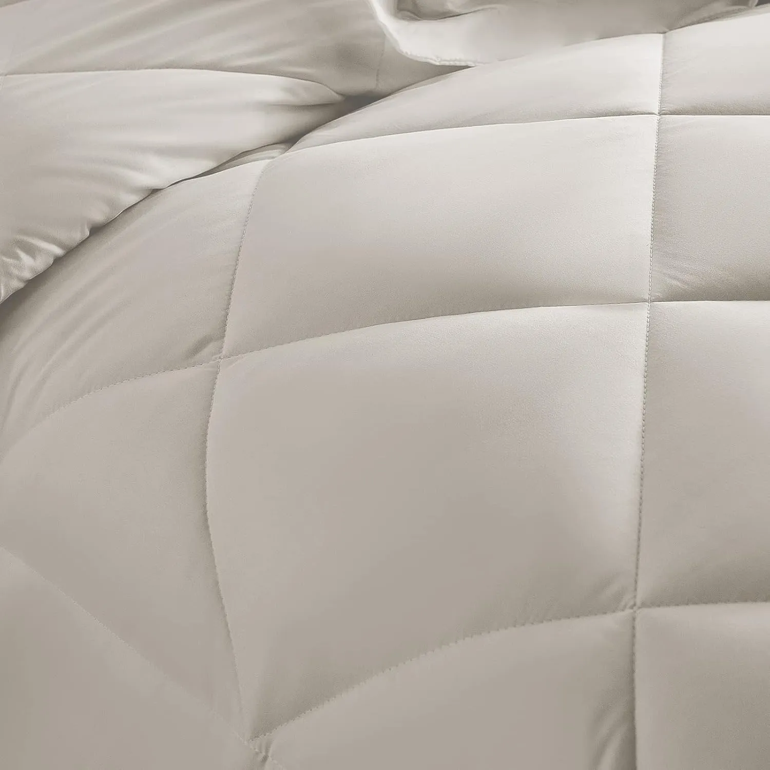 CozyLux Queen Comforter Set Beige - Bed in a Bag Queen Size 7 Pieces, Luxury Soft Bed Set for All Seasons, Bedding Set with Down Alternative Comforter, Sheets, Pillowcases & Shams