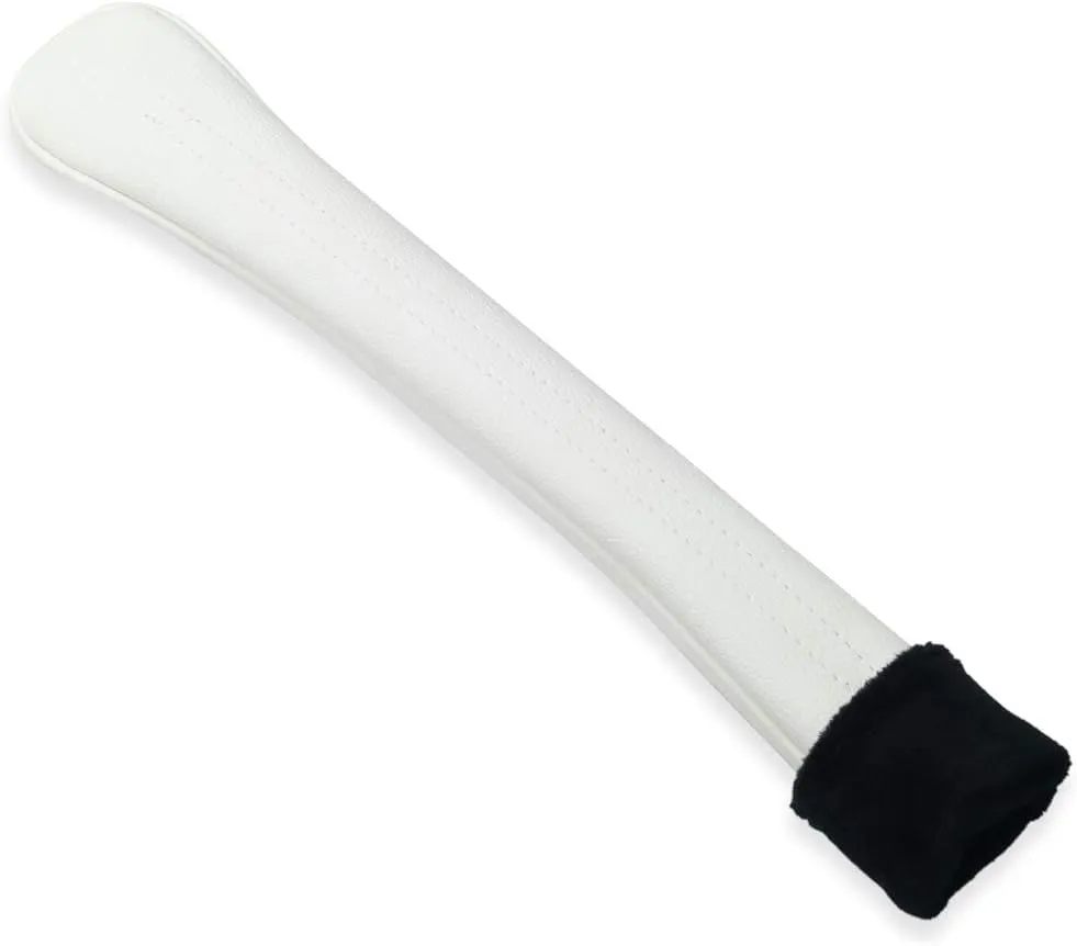 Craftsman Golf Classic Well Made Black White Red Gray Leather Alignment Stick Cover Holder 14' Hold at Least 3 Sticks