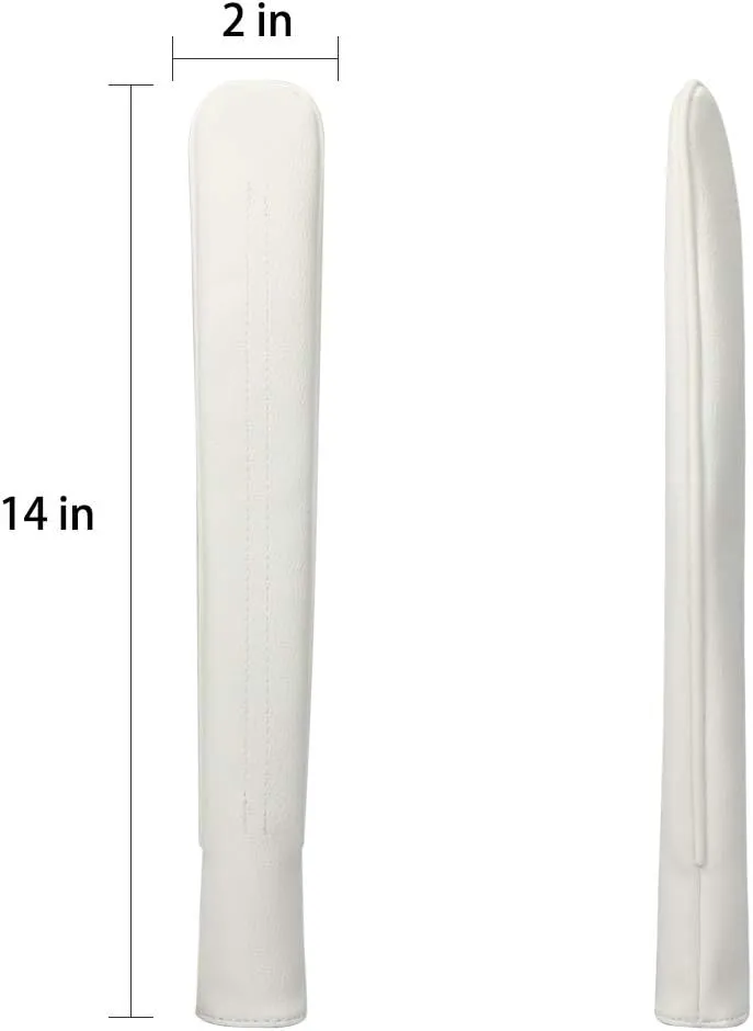 Craftsman Golf Classic Well Made Black White Red Gray Leather Alignment Stick Cover Holder 14' Hold at Least 3 Sticks