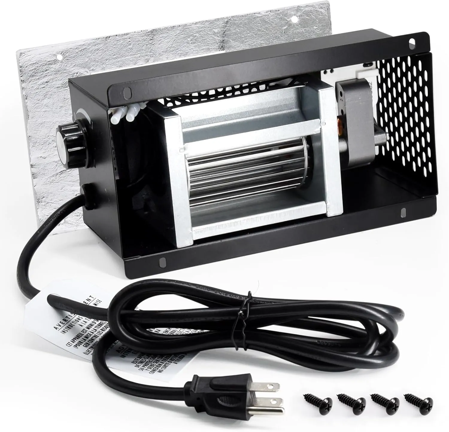 Criditpid PBAR-2427 Fireplace Blower Fan Kit for Vent Free Stove or Wood Burning Stoves, Blower for GHP Group Pleasant Hearth VFS2-PH30DT, VFS2-PH20DT, VFS-PH20DT Fireplace