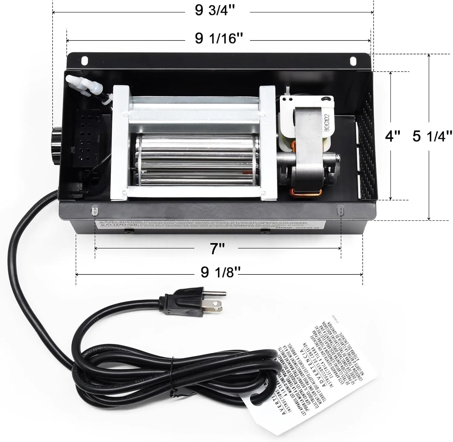Criditpid PBAR-2427 Fireplace Blower Fan Kit for Vent Free Stove or Wood Burning Stoves, Blower for GHP Group Pleasant Hearth VFS2-PH30DT, VFS2-PH20DT, VFS-PH20DT Fireplace