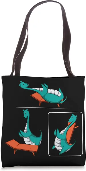 Cute Lay Down Humorous and Moody Tote Bag