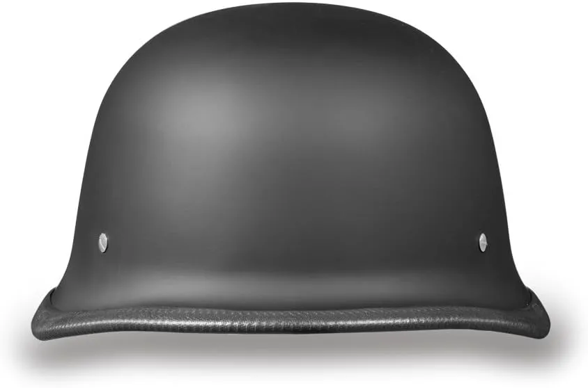 Daytona Half Shell German Motorcycle Helmets, DOT Approved for Superior Safety and Style – Comfortable, Durable, and Perfect for Riders Who Want a Retro Look with Modern Protection Standards