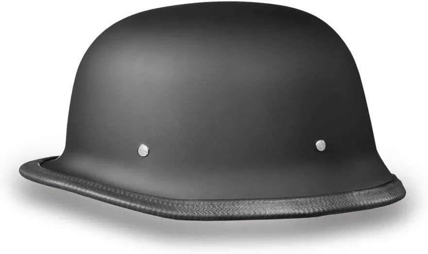 Daytona Half Shell German Motorcycle Helmets, DOT Approved for Superior Safety and Style – Comfortable, Durable, and Perfect for Riders Who Want a Retro Look with Modern Protection Standards