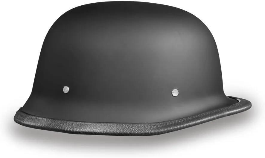 Daytona Half Shell German Motorcycle Helmets, DOT Approved for Superior Safety and Style – Comfortable, Durable, and Perfect for Riders Who Want a Retro Look with Modern Protection Standards