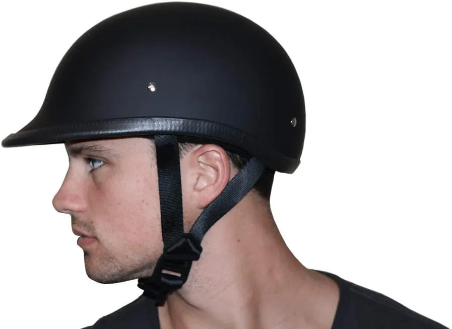 Daytona Helmets Half Shell Hawk Motorcycle Helmet | DOT Approved | Lightweight, Durable Protection with a Bold Edge-Built for Thrill-Seekers | Ride with Attitude and Assurance Every Mile