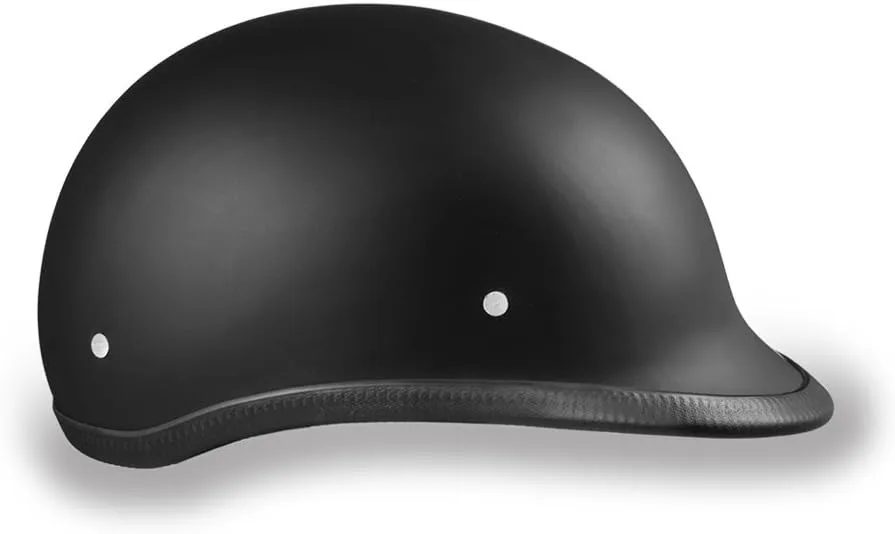 Daytona Helmets Half Shell Hawk Motorcycle Helmet | DOT Approved | Lightweight, Durable Protection with a Bold Edge-Built for Thrill-Seekers | Ride with Attitude and Assurance Every Mile
