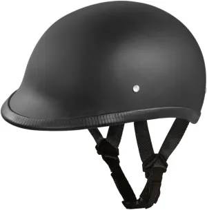 Daytona Helmets Half Shell Hawk Motorcycle Helmet | DOT Approved | Lightweight, Durable Protection with a Bold Edge-Built for Thrill-Seekers | Ride with Attitude and Assurance Every Mile