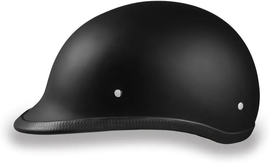 Daytona Helmets Half Shell Hawk Motorcycle Helmet | DOT Approved | Lightweight, Durable Protection with a Bold Edge-Built for Thrill-Seekers | Ride with Attitude and Assurance Every Mile