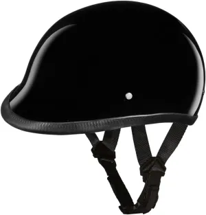 Daytona Helmets Half Shell Hawk Motorcycle Helmet | DOT Approved | Lightweight, Durable Protection with a Bold Edge-Built for Thrill-Seekers | Ride with Attitude and Assurance Every Mile