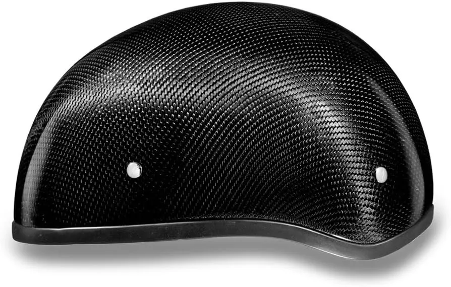 Daytona Helmets Half Skull Cap Motorcycle Helmet DOT Approved [Carbon Fiber] - Sleek Design, Lightweight & Durable, Comfortable Fit, Premium Quality, Meets Safety Standards for a Secure Ride