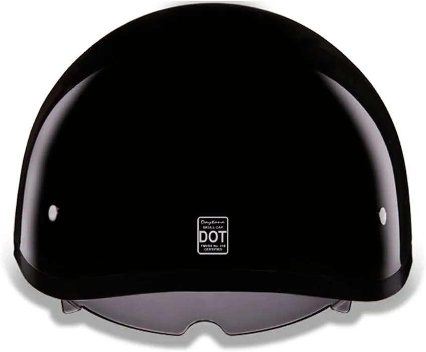 Daytona Helmets Half Skull Cap Motorcycle Helmet with Built-in Inner Shield, DOT Approved, Lightweight, Comfortable, and Durable Protection for Riders, Sleek Design, Fits and Styles