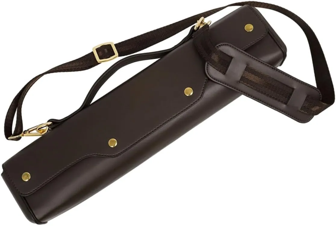 DECHOUS Flute Carrying Bag Stylish Flute Shoulder Bag Handle Waterproof Sturdy for Outdoor Performances