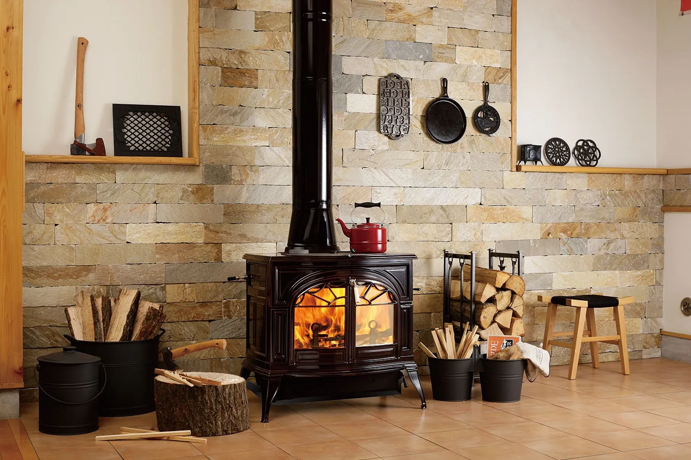 DEFIANT WOOD BURNING STOVE FIREPLACE