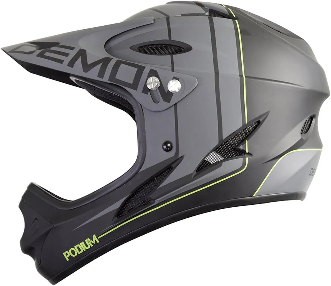 Demon United Podium Fullface Bike Helmet- 13 Vents- Lightweight- Breathable