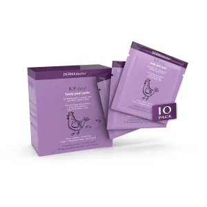 DERMAdoctor KP Bump Eraser | AHA   BHA   PHA Exfoliating Pads for KP, Rough & Bumpy Skin | Dermatologist Formulated – 10 Pack