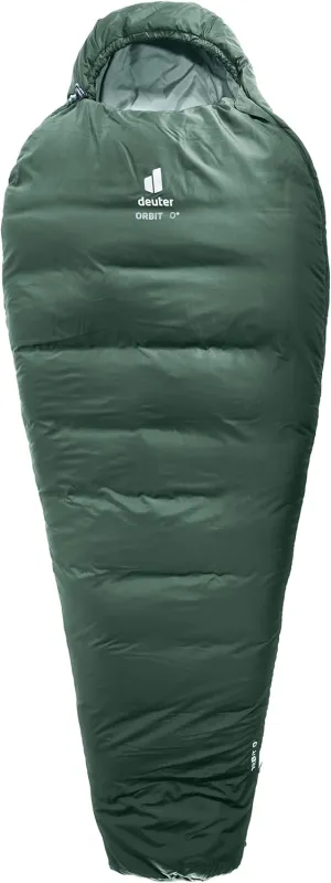 Deuter Orbit 0° SL Sleeping Bag, Synthetic Fibre, Ivy-Sage, Slim Line