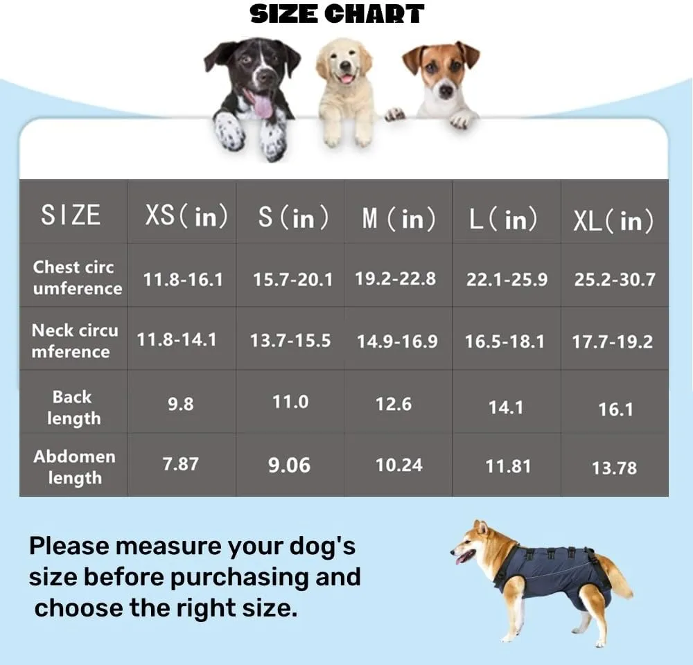 Dog Lift Harness,Dog Assistance Strap,Pet Support & Rehabilitation Sling Lift,Adjustable Padded Breathable Straps for Senior,Joint Injuries,Disabled Dogs Yellow M