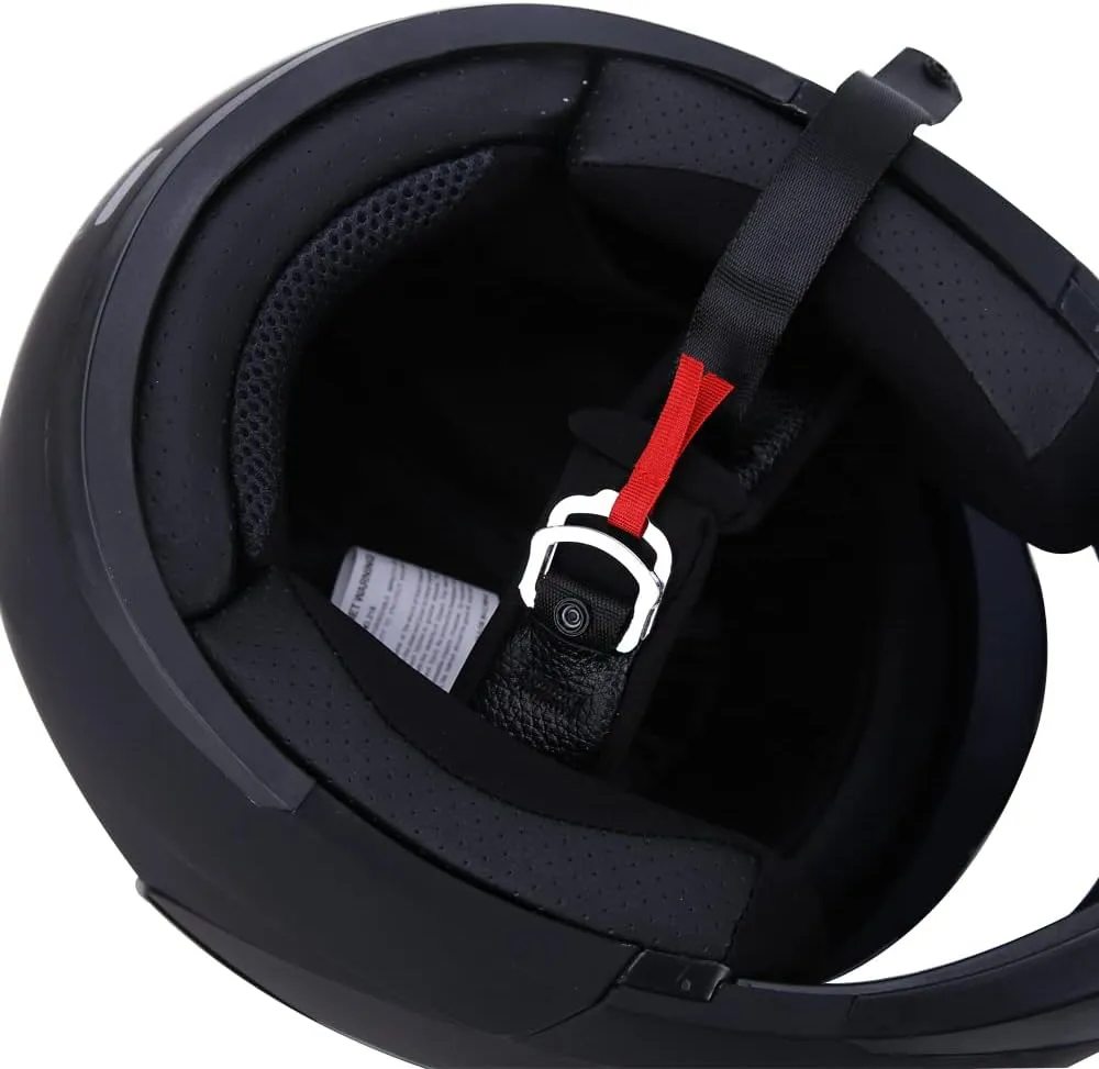 DOT Modular Motorcycle Full Face Helmet Flip-Up Dual Visor, Lightweight & DOT Approved, Matte Black