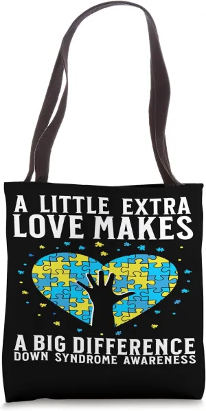 Down Syndrome Awareness Kids Boy Support Down Syndrome Gifts Tote Bag