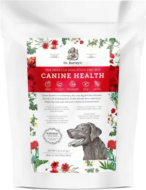Dr. Harvey's Canine Health Miracle Dog Food, Human Grade Dehydrated Base Mix for Dogs with Organic Whole Grains and Vegetables (5 Pounds)