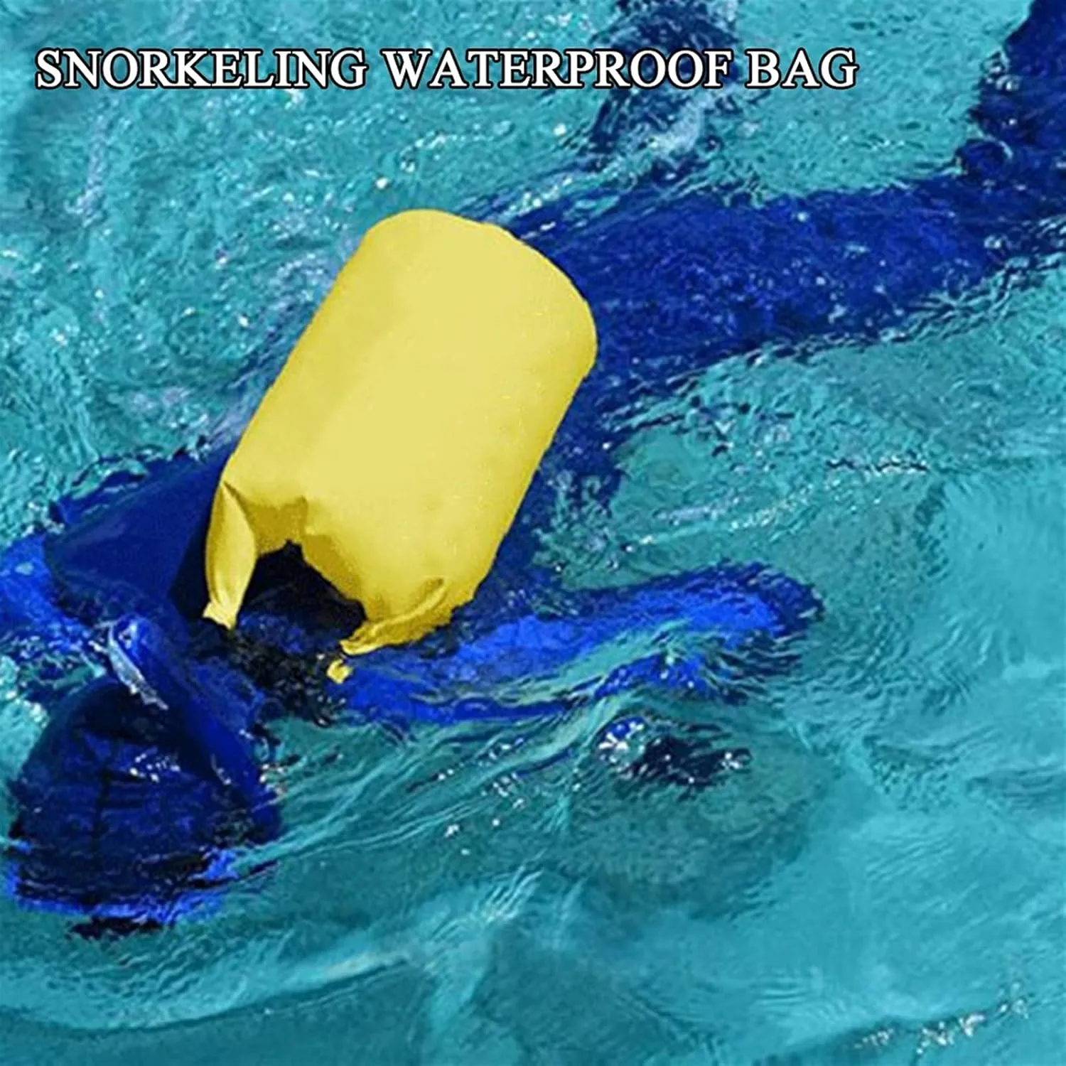 Durable and Compact Floating Waterproof Dry Bag, Lightweight Roll Top Sack with Straps, for Swimming, Kayak, Rafting & Boating (Color : Orange)