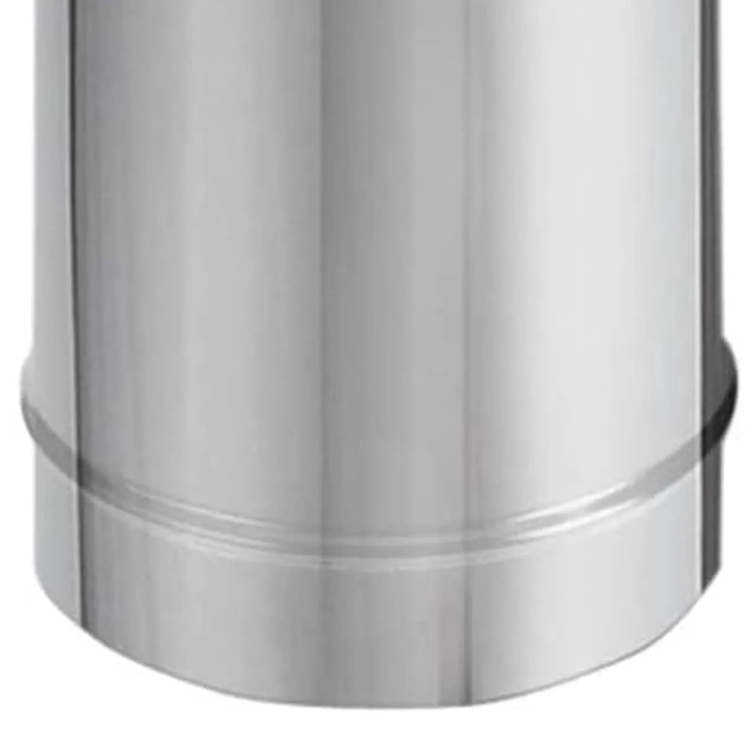 DuraVent DuraBlack 6DBK-12SS 12 x 6 Inches Stainless Steel Single Wall Wood Burning Stove Pipe Connector to Vent Smoke and Exhaust, Silver