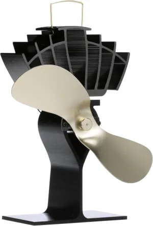 Ecofan® UltrAir, Classic Styled, Heat Powered Wood Stove Fan, 125 CFM, 810CABBX, Mid-Sized, 7.9" Blade, Gold