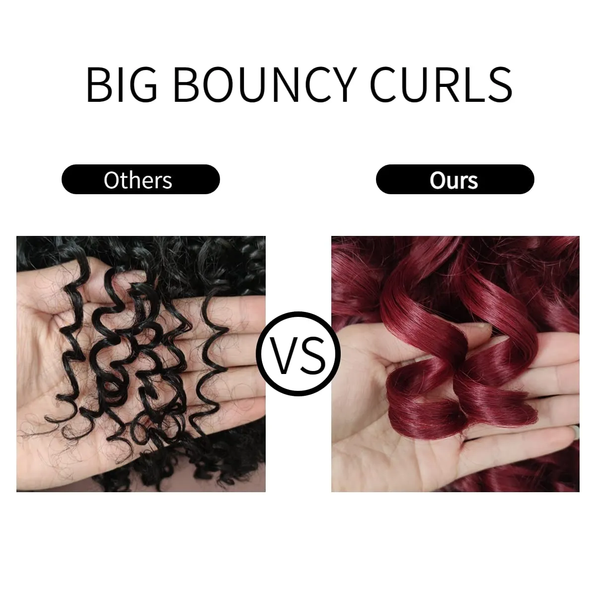 ELIM Curly Wigs for Black Women Burgundy Short Kinky Curly Red Wigs for Women Big Curly Afro Soft Wig with Bangs Heat Resistant Natural Cute Synthetic Wig with Accessories Z014F