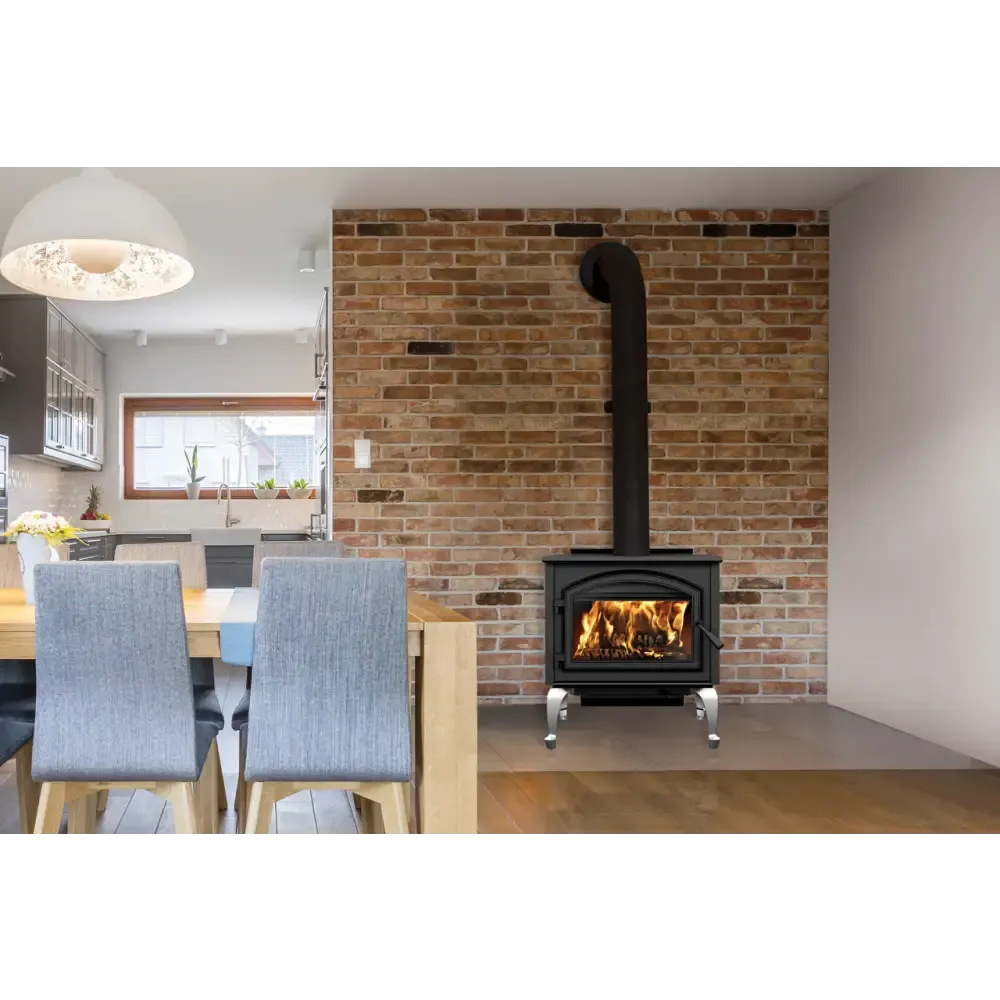 Empire Stove Gateway 3500 Matte Black Wood Burning Freestanding Stove