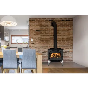 Empire Stove Gateway 3500 Matte Black Wood Burning Freestanding Stove