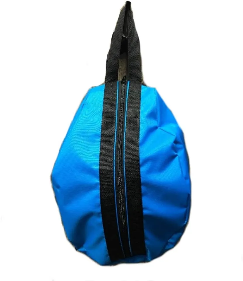 English Helmet Carrier Bag - Felt Lined (Turquoise)