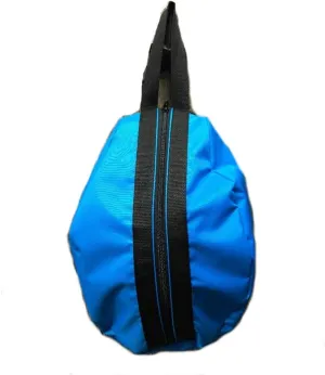 English Helmet Carrier Bag - Felt Lined (Turquoise)