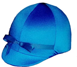Equestrian Riding Helmet Cover - Royal Blue