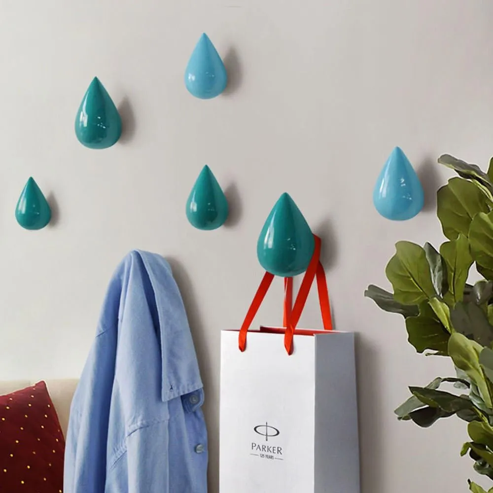 ESUPPORT Modern Decor Creative Coat Hanger Hooks Dressing Room Wall Decoration (Green, Large)