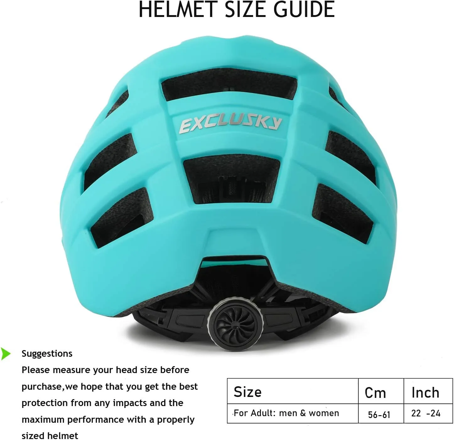 Exclusky Bike Helmet Mountain Bike Helmet for Adults Lightweight MTB Cycling Helmet for Men Women Adjustable Bicycle Helmet with Visor