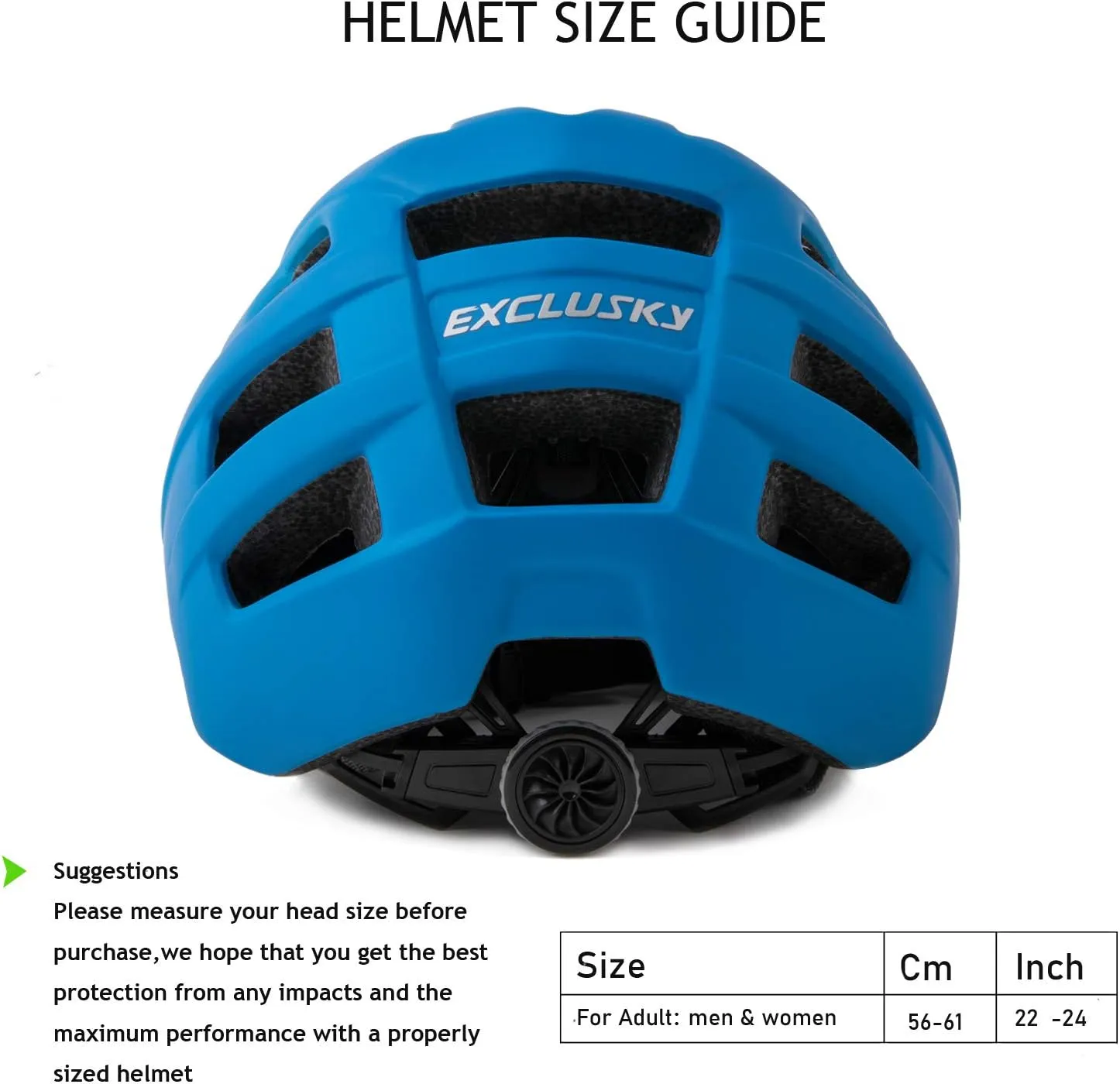 Exclusky Bike Helmet Mountain Bike Helmet for Adults Lightweight MTB Cycling Helmet for Men Women Adjustable Bicycle Helmet with Visor