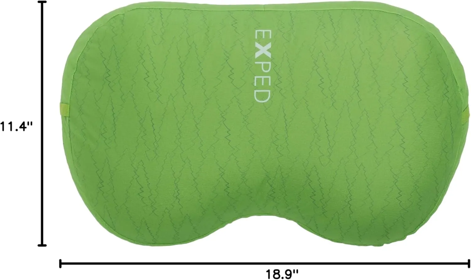 Exped Down Pillow | Luxurious Washable Down-Filled Camping Pillow, Lichen Forest, Large