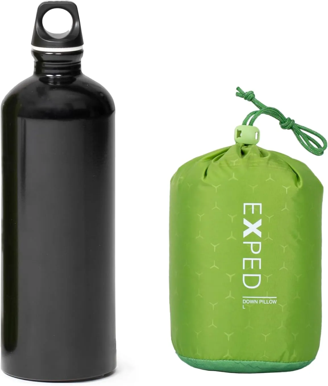 Exped Down Pillow | Luxurious Washable Down-Filled Camping Pillow, Lichen Forest, Large