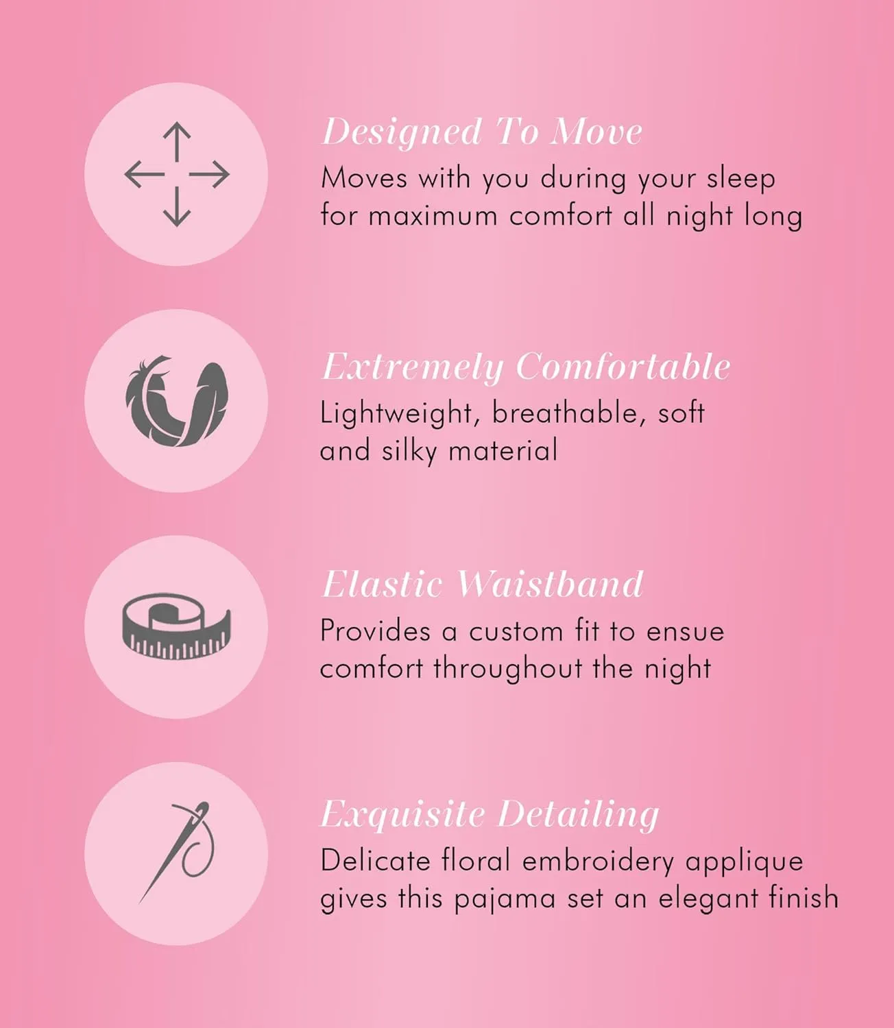 Exquisite Form 90107 Women's Nylon Tricot Short Sleeve Matching Pajama Set
