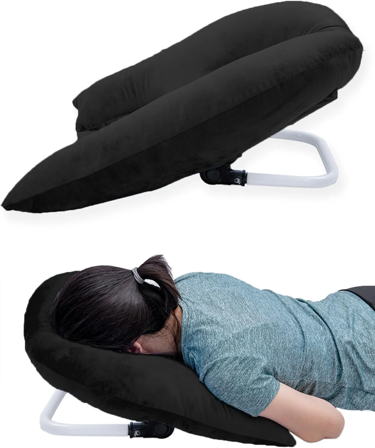 Face Down Pillow After Eye Surgery, Adjustable Height Prone Prone Pillow Face Down Sleep, Retina Lying Pillow, Vitrectomy Macular Hole Retinal Detachment Recovery Equipment Eye Surgery Support