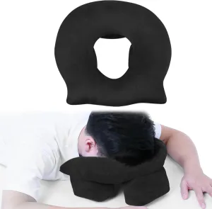 Face Down Pillow for Sleeping - Face Down Pillow After Eye Surgery, BBL Pillow for Sleeping, Face Down Prone Cushion, Home Massage Pillow, Vitrectomy Retinal Recovery Equipment, Black