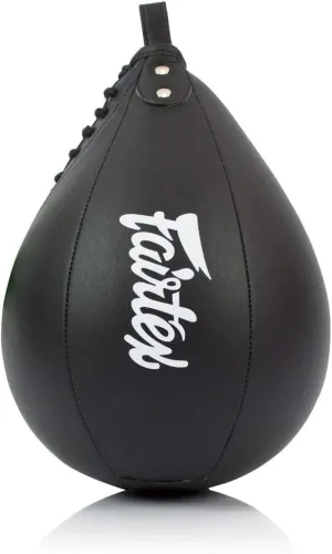 Fairtex SB2 Microfiber Muay Thai Boxing Speed Bag - Black, Gold, Red, Blue