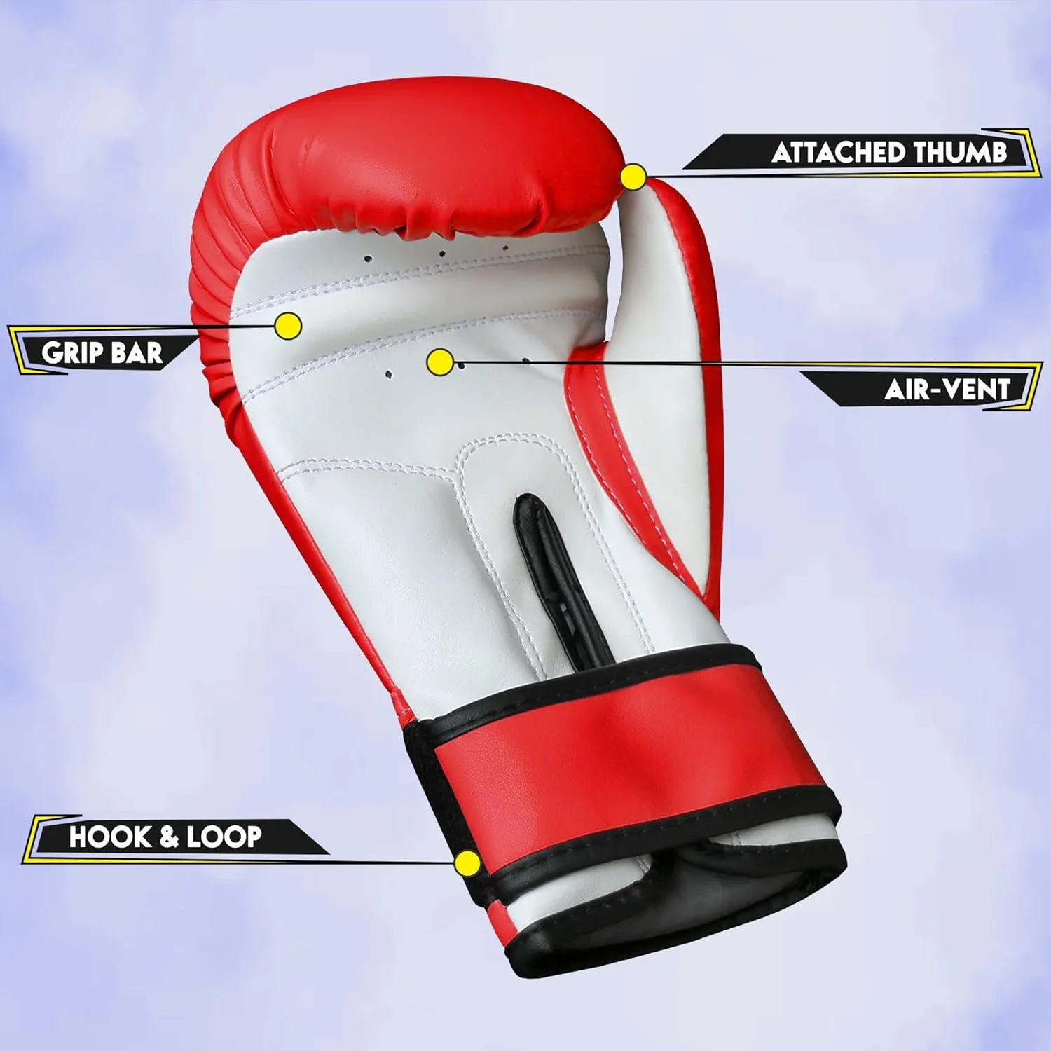 Farabi Sports Kids Boxing Gloves 4, 6, 8-oz Boxing Gloves for Kids Junior Boxing Gloves Youth Boxing Gloves Boys and Girls Boxing Training Gloves for MMA Muay Thai & Punching Bag