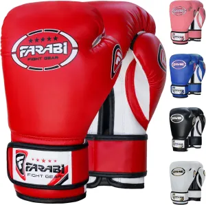 Farabi Sports Kids Boxing Gloves 4, 6, 8-oz Boxing Gloves for Kids Junior Boxing Gloves Youth Boxing Gloves Boys and Girls Boxing Training Gloves for MMA Muay Thai & Punching Bag